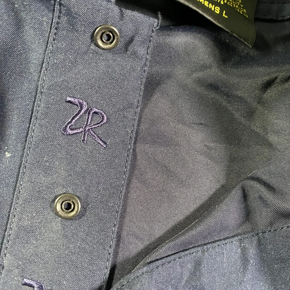 ZERO Restriction Golf Vest Mens L Lightweight Navy Lightweight Windshirt